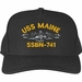 USS Maine SSBN-741 Custom Embroidered Cap