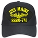 USS Maine SSBN-741 ( Gold Dolphins ) Submarine Officers Cap