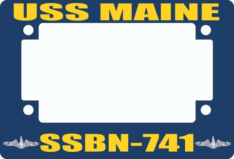 USS Maine SSBN-741 Motorcycle Frame