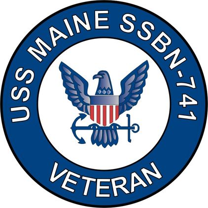 USS Maine SSBN-741 Veteran Decal Sticker