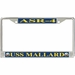 USS Mallard ASR-4 License Plate Frame
