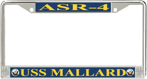 USS Mallard ASR-4 License Plate Frame