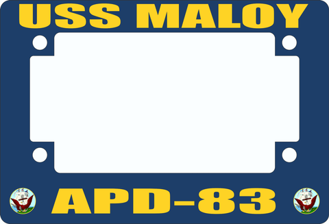 USS Maloy APD-83 Motorcycle Frame