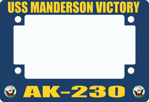 USS Manderson Victory AK-230 Motorcycle Frame