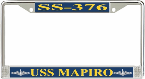 USS Mapiro SS-376 License Plate Frame