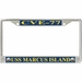 USS Marcus Island CVE-77 License Plate Frame
