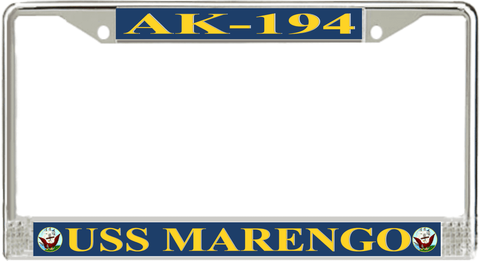 USS Marengo AK-194 License Plate Frame