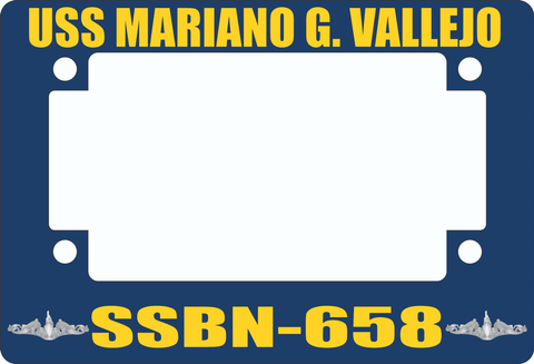 USS Mariano G. Vallejo SSBN-658 Motorcycle Frame