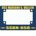 USS Mariano G. Vallejo SSBN-658 Motorcycle Frame