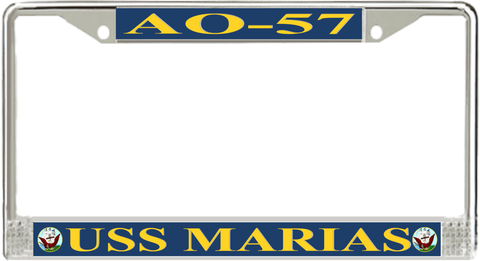 USS Marias AO-57 License Plate Frame