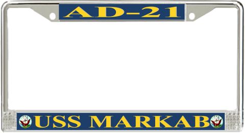 USS Markab AD-21 License Plate Frame