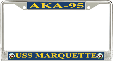 USS Marquette AKA-95 License Plate Frame