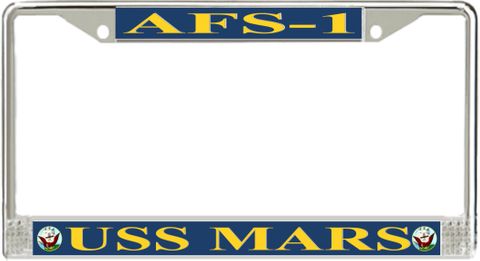 USS Mars AFS-1 License Plate Frame