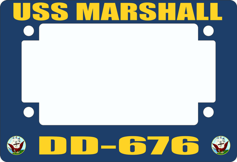 USS Marshall DD-676 Motorcycle Frame