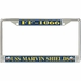 USS Marvin Shields FF-1066 License Plate Frame