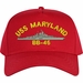 USS Maryland BB-46 Ship Custom Embroidered Cap