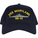 USS Maryland BB-46 Ship Custom Embroidered Cap