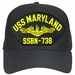 USS Maryland SSBN-738 ( Gold Dolphins ) Submarine Officers Cap