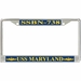 USS Maryland  SSBN-738 License Plate Frame