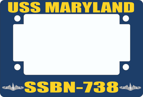 USS Maryland SSBN-738 Motorcycle Frame
