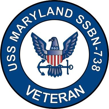 USS Maryland SSBN-738 Veteran Decal Sticker