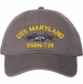 USS Maryland SSBN-738 with Dolphins Unstructured Dad Cap