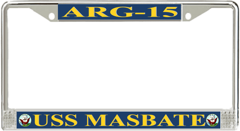 USS Masbate ARG-15 License Plate Frame