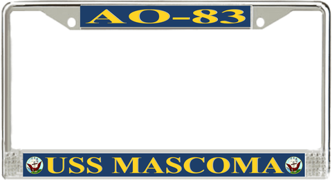 USS Mascoma AO-83 License Plate Frame