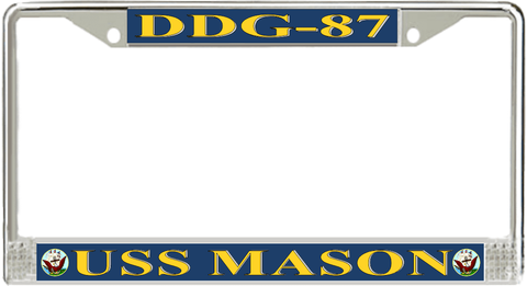USS Mason DDG-87 License Plate Frame