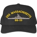 USS Massachusetts BB-59 Custom Embroidered Cap