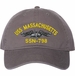 USS Massachusetts SSN-798 with Dolphins Unstructured Dad Cap