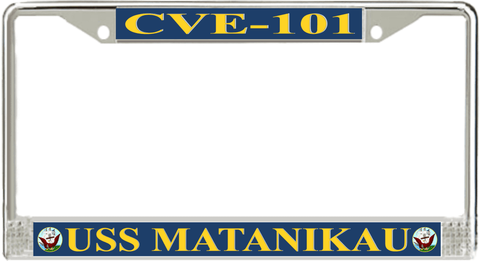 USS Matanikau CVE-101 License Plate Frame