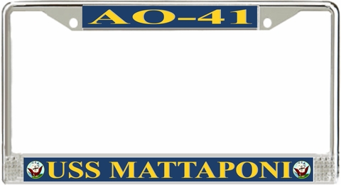 USS Mattaponi AO-41 License Plate Frame