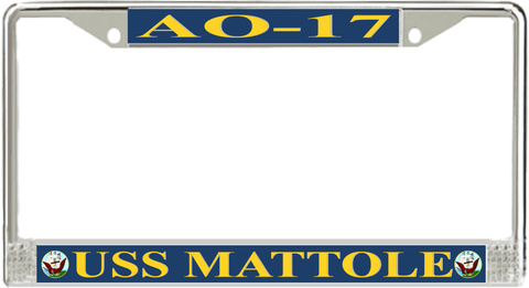 USS Mattole AO-17 License Plate Frame
