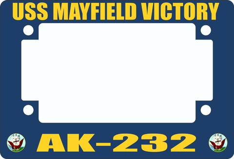USS Mayfield Victory AK-232 Motorcycle Frame