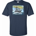 USS McCampbell DDG-85 Printed Art T-Shirt