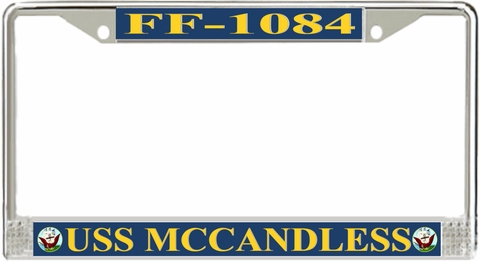 USS McCandless FF-1084 License Plate Frame