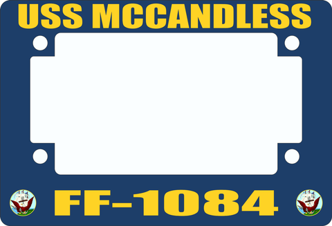 USS McCandless FF-1084 Motorcycle Frame
