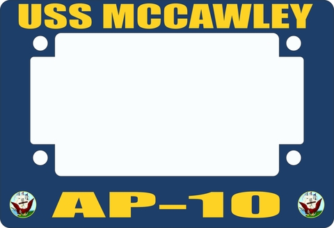 USS McCawley AP-10 Motorcycle Frame