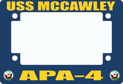 USS McCawley APA-4 Motorcycle Frame