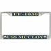USS McCloy FF-1038 License Plate Frame