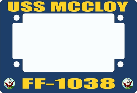 USS McCloy FF-1038 Motorcycle Frame