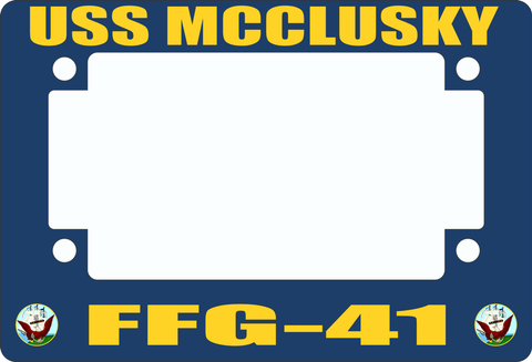 USS McClusky FFG-41 Motorcycle Frame