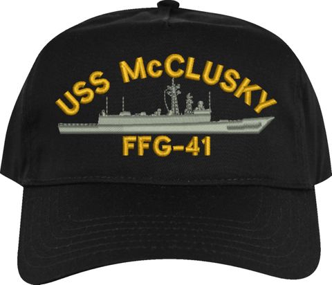 USS McClusky FFG-41 Embroidered Cap