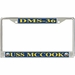 USS McCook DMS-36 License Plate Frame
