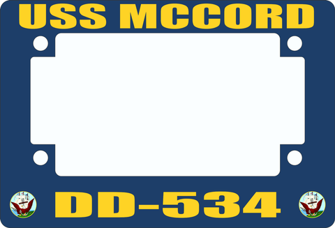 USS McCord DD-534 Motorcycle Frame