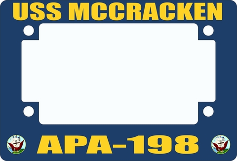 USS McCracken APA-198 Motorcycle Frame