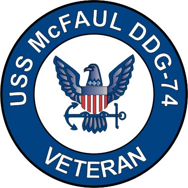 USS McFaul DDG-74 Veteran Decal Sticker