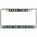 USS McKean DD-784 License Plate Frame