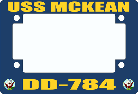 USS McKean DD-784 Motorcycle Frame
